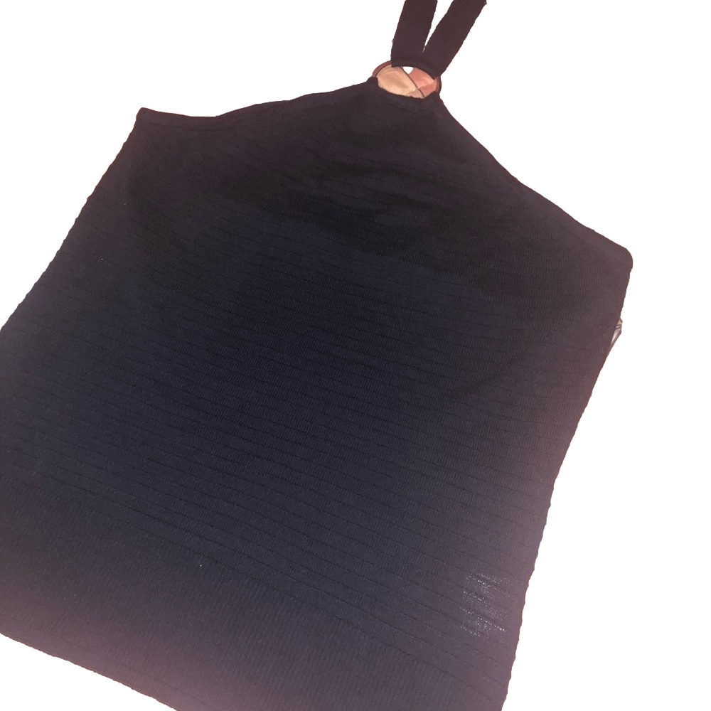 NWT New‎ York & Co Blue Halter top, Medium Size